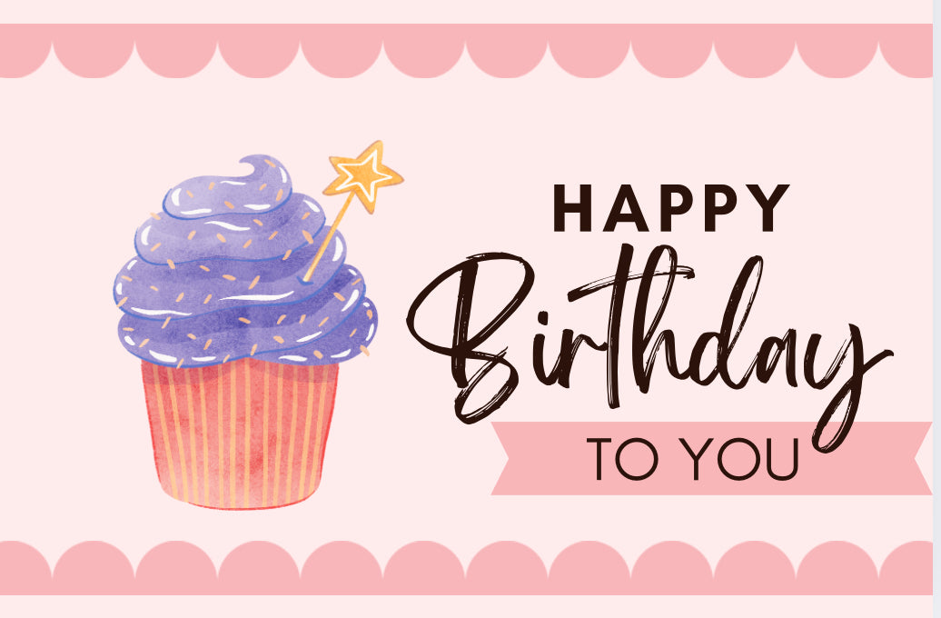 Cupcake Birthday Card
