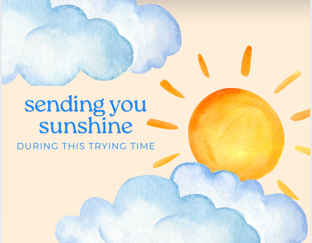 Sending You Sunshine Sympathy Card