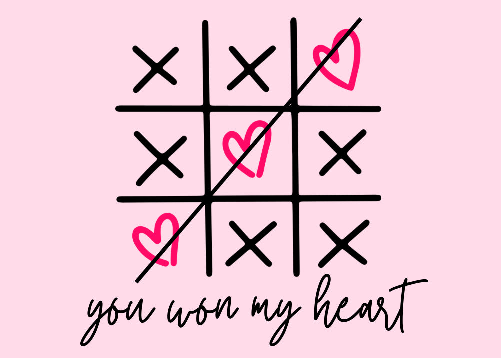 Tic-Tac-Toe Love Card
