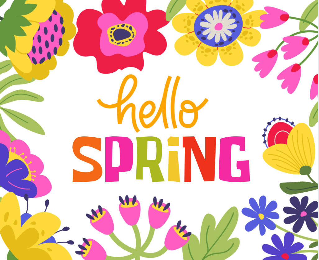 Happy Spring Floral Card