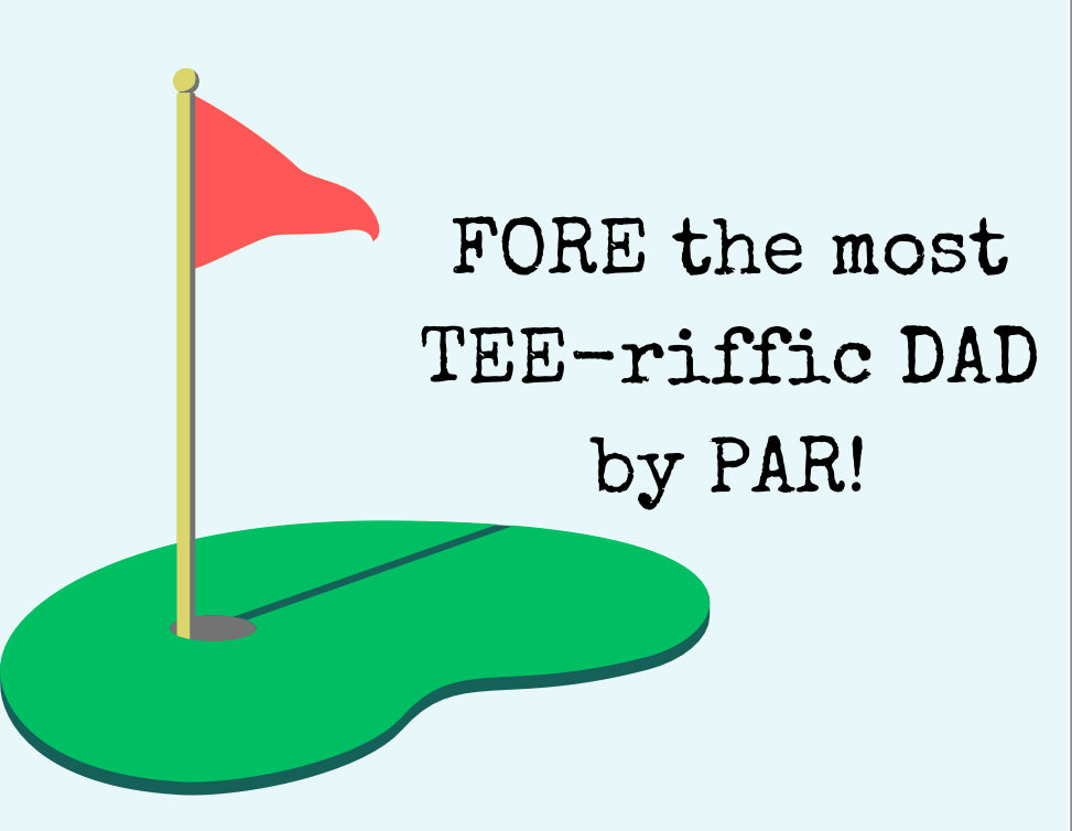 Father's Day Golf Card