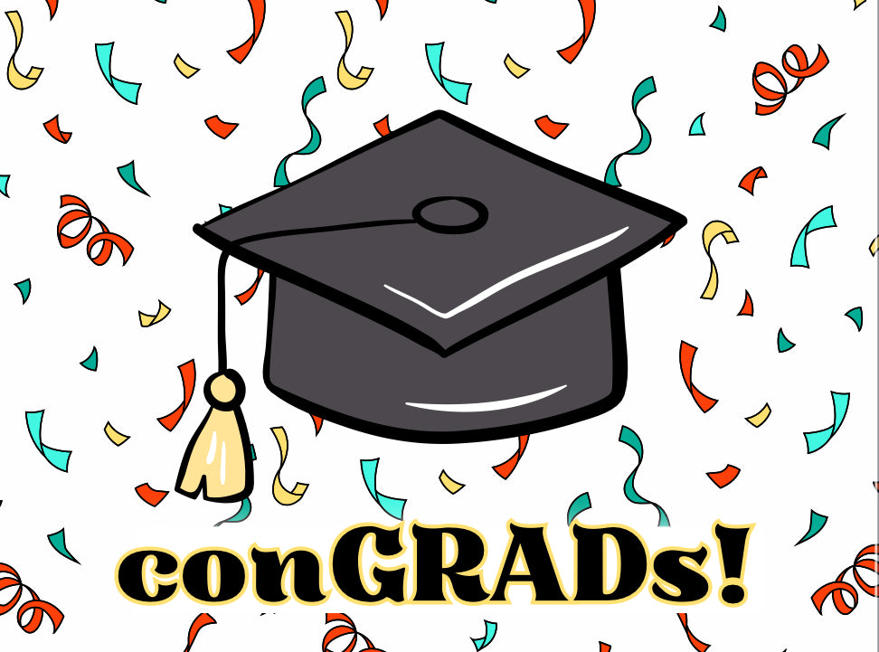Confetti Graduation Card