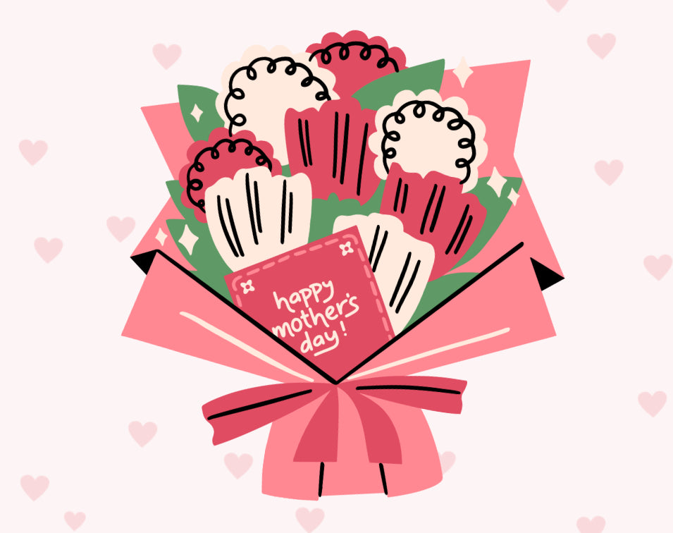 Pink Bouquet Mother's Day Card