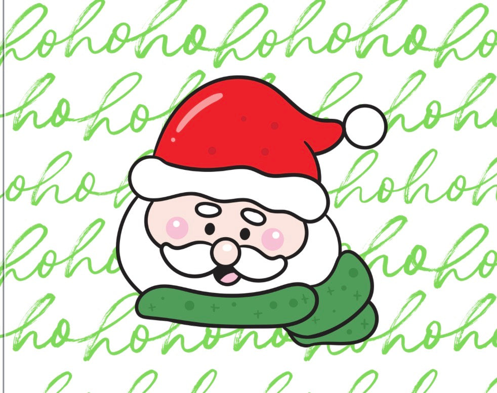 Ho Ho Ho Santa Card