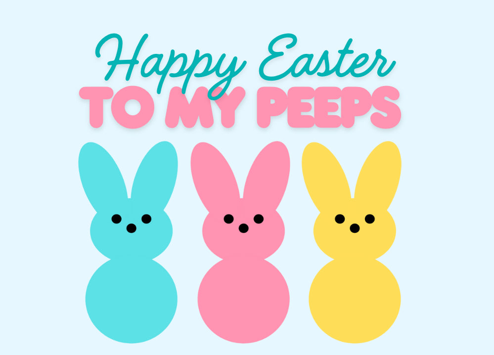 Easter Peeps Card