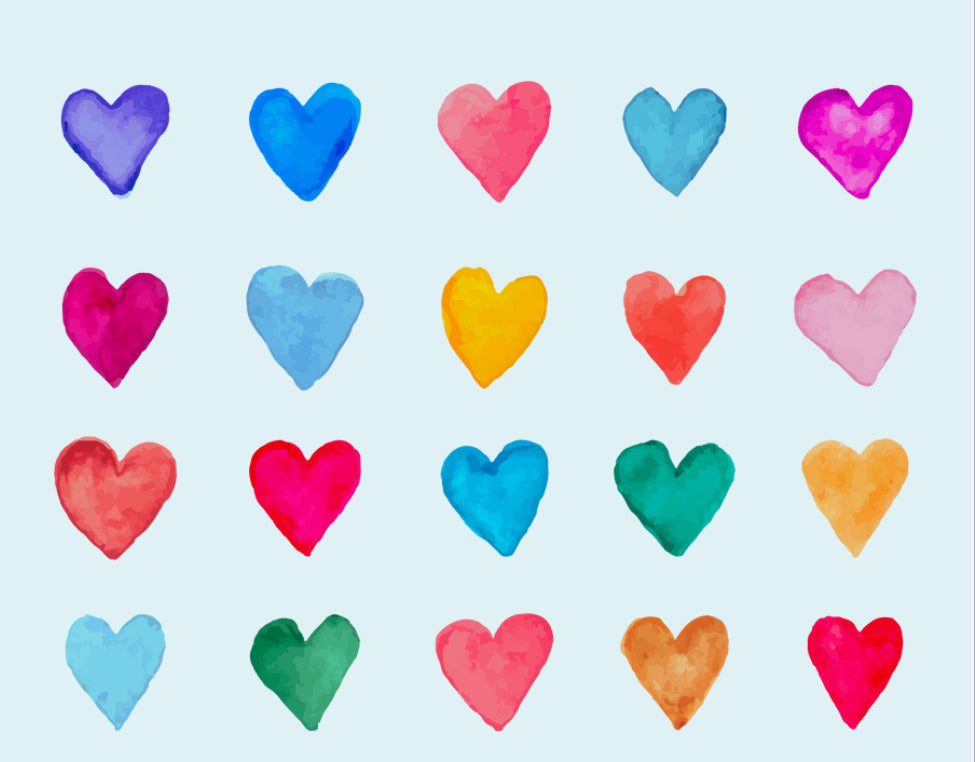 Hearts Card