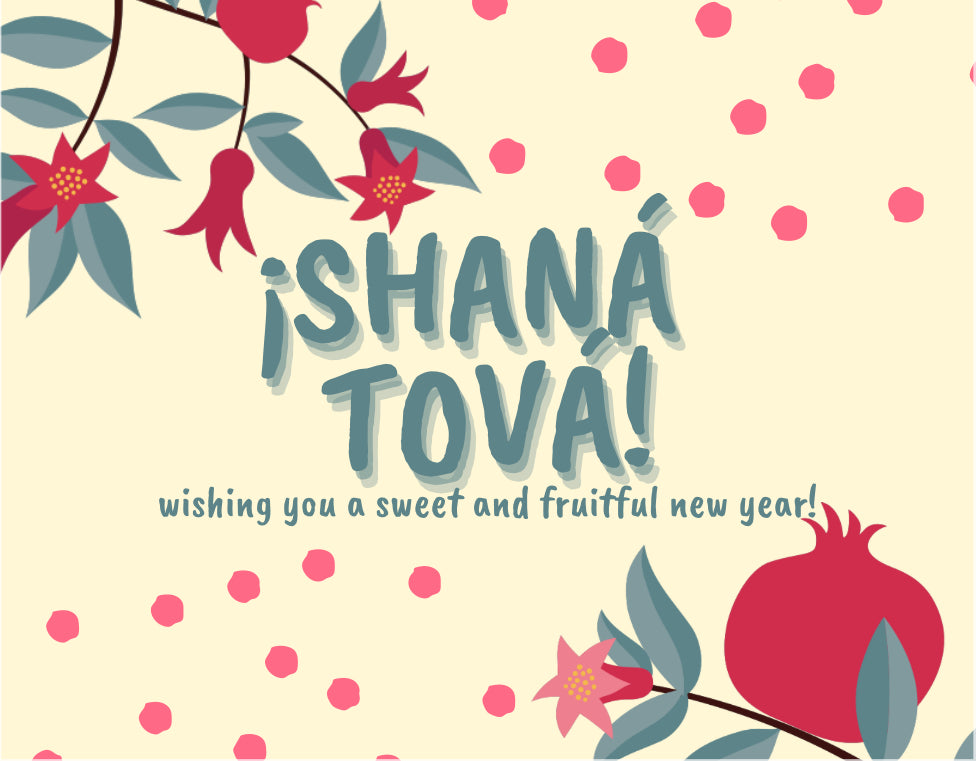 Shana Tovah Card with Fruit