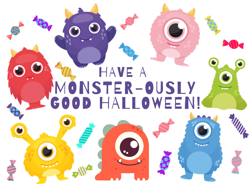 Monster Halloween Card