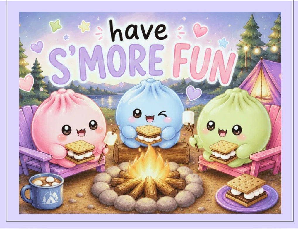 Campfire Squishes Card