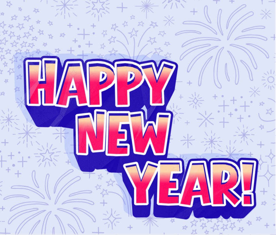 Cartoon New Year Card