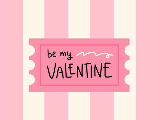Valentine Ticket Card