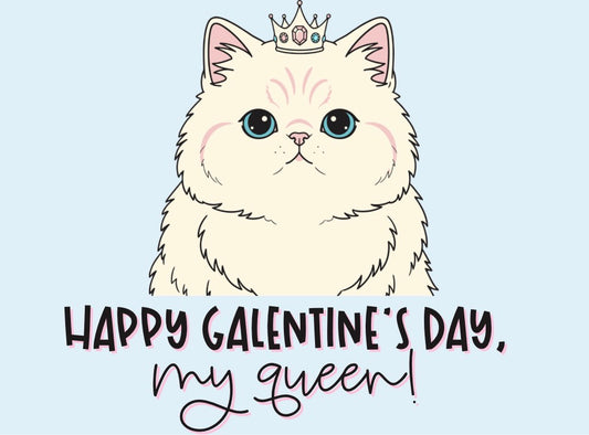 Galentine Cat Card