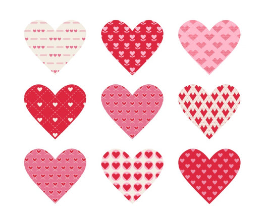 Valentine Hearts Card