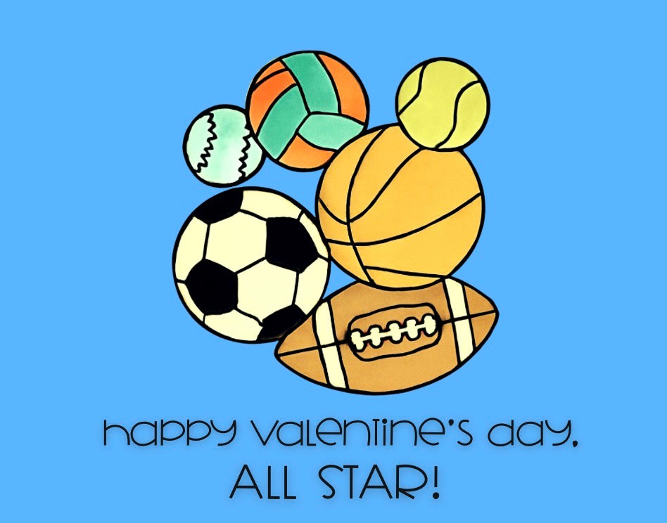 Happy Valentine's AllStar Card