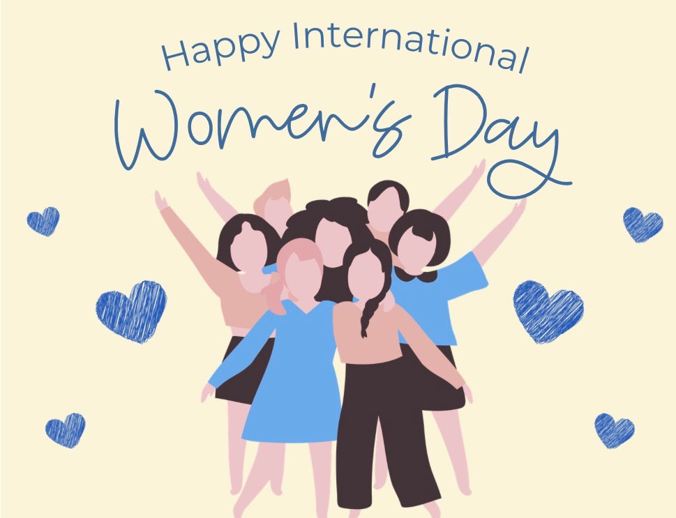 Happy International Women's Day Yellow Card