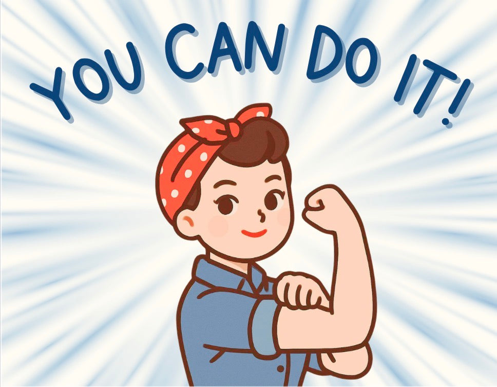 Rosie The Riveter You Can Do It! Card