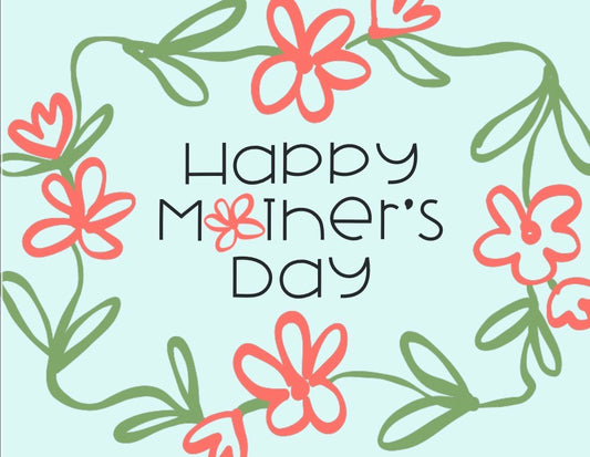 Mother's Day Flower Doodle Card