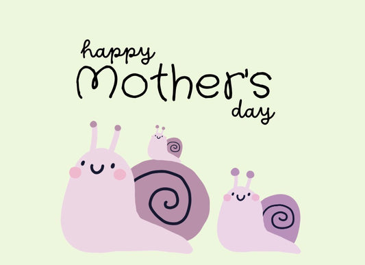 Mother's Day Snails Card
