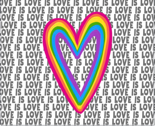 Love is Love Background Card