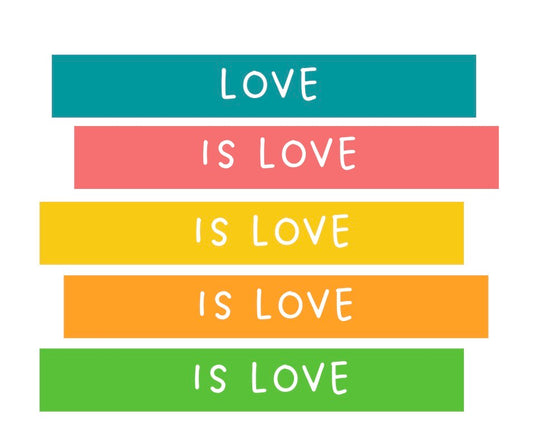 Love is Love Blocks Card