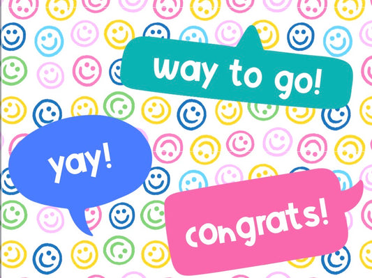 Way To Go Smiles Card