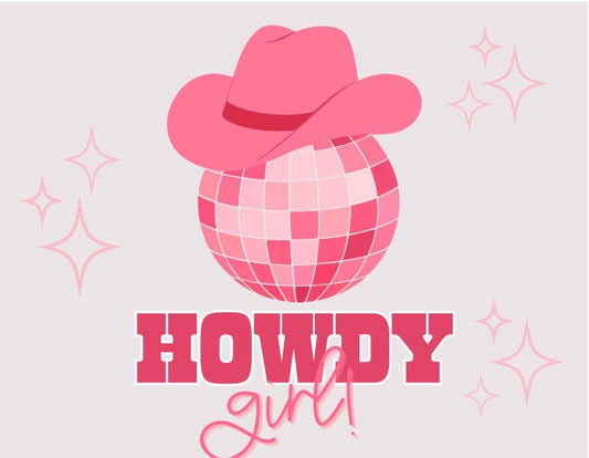 Howdy Girl Card