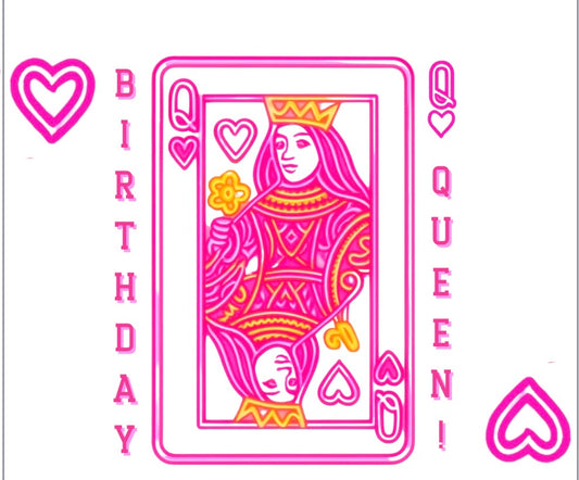 Birthday Queen Card