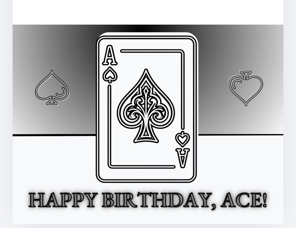 Birthday Ace Card