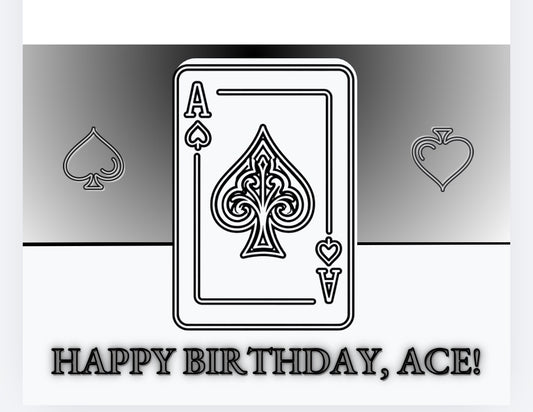 Birthday Ace Card