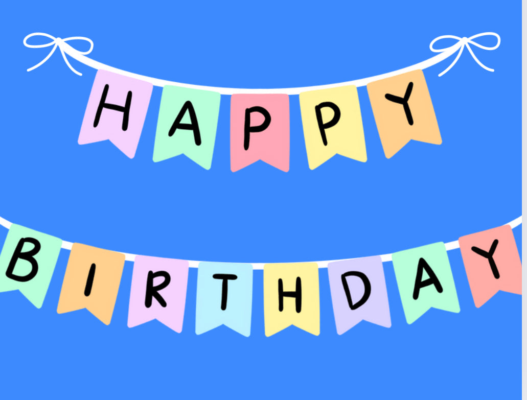 Banner Birthday Card