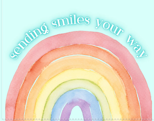 Sending Smiles Rainbow Card