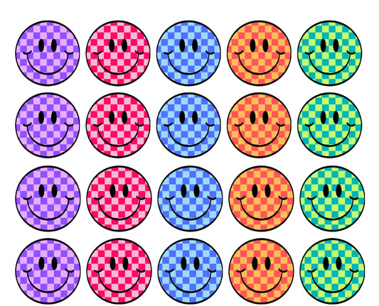 Checkered Smiley Card