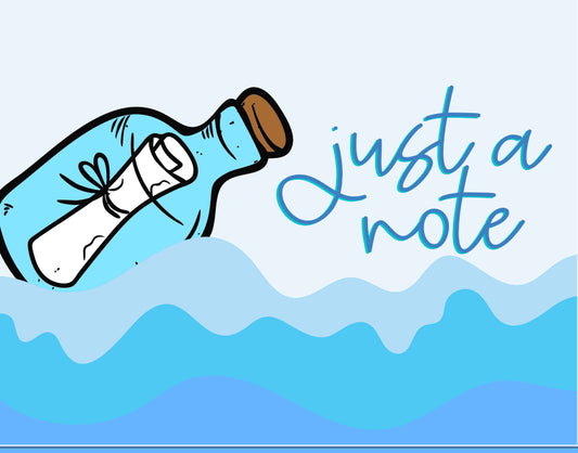 Hello In a Bottle Card