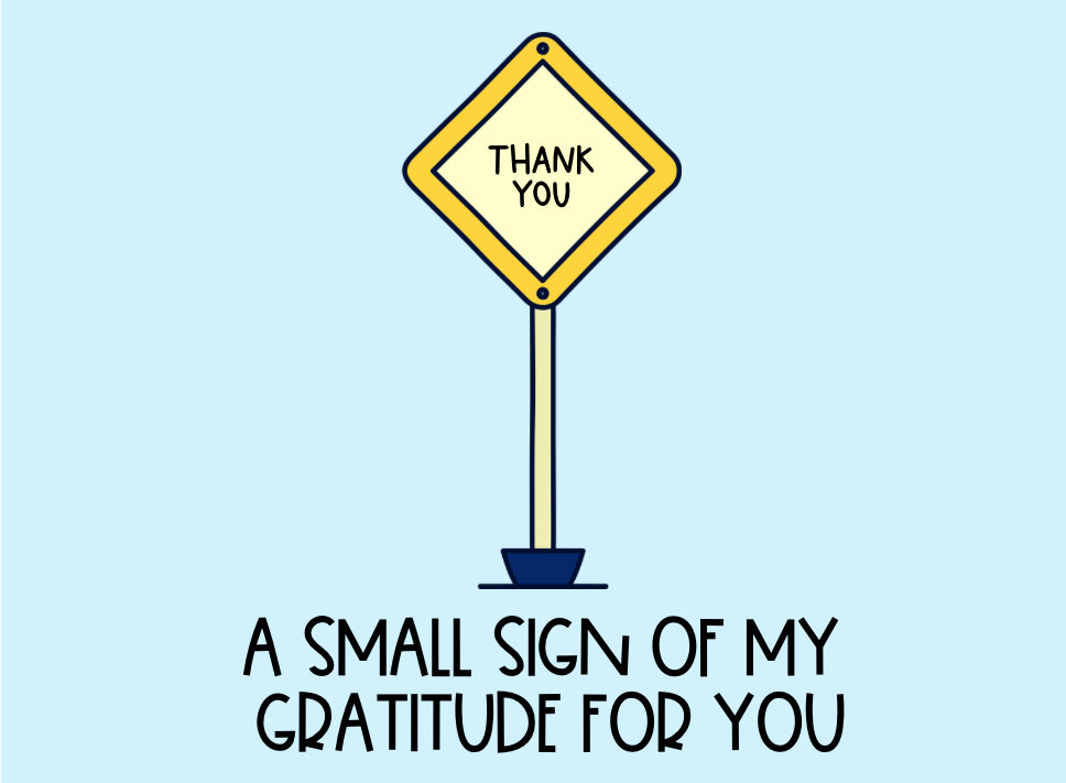 Sign of Gratitude Card