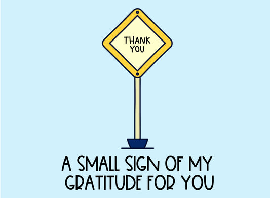 Sign of Gratitude Card