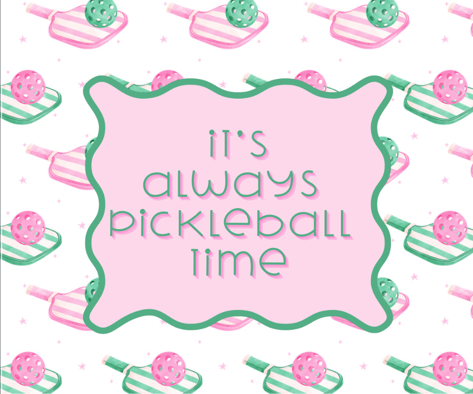 Pickleball Time Card