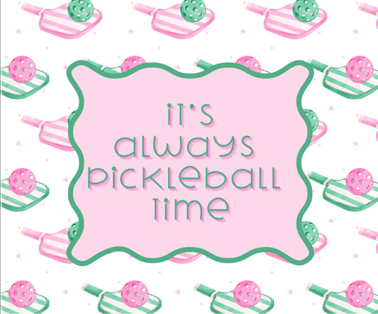 Pickleball Time Card