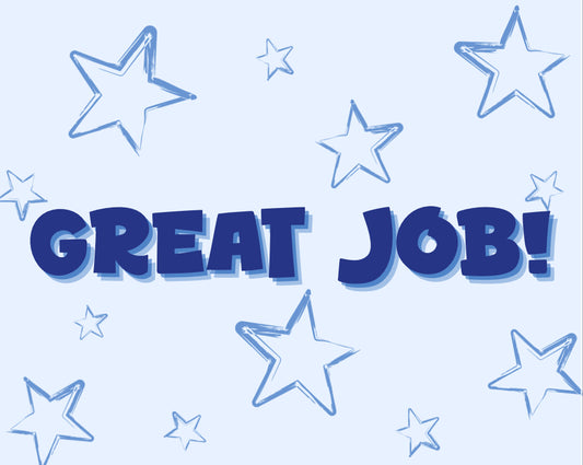 Great Job (Blue Stars)