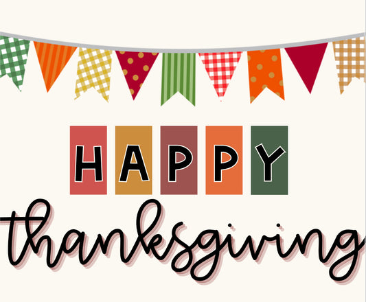 Thanksgiving Fun Pennant