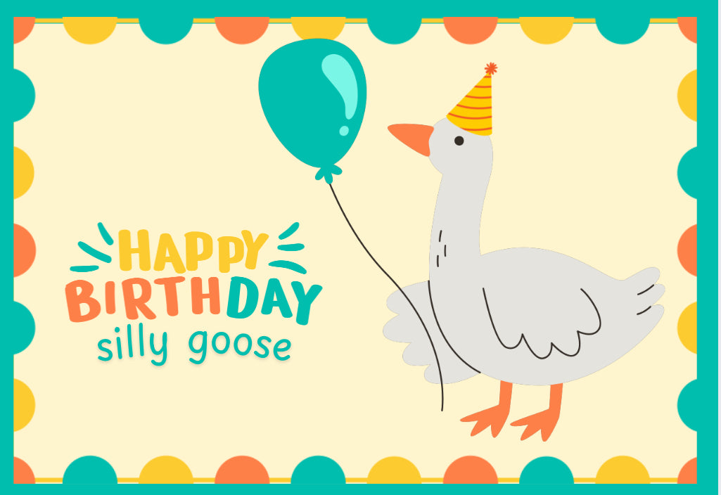 Silly Goose Birthday