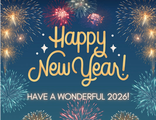 Fireworks Wonderful 2026 New Year Card