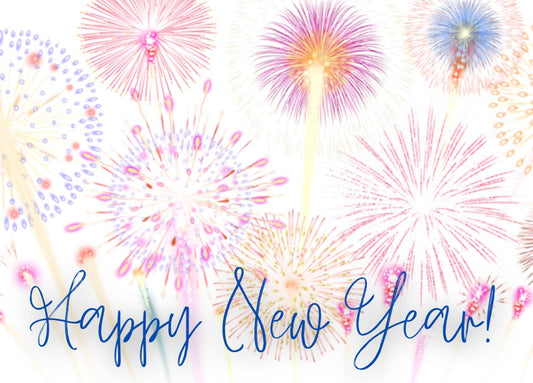 2026 Firework New Year Card