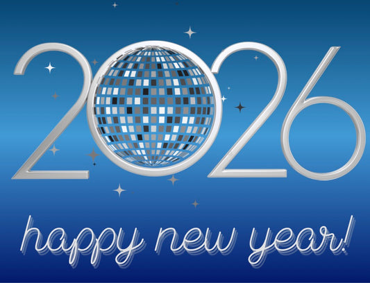 Disco 2026 New Year Card